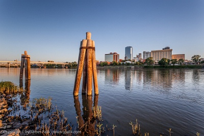 From the Arkansas River Trail  Little Rock, Arkansas